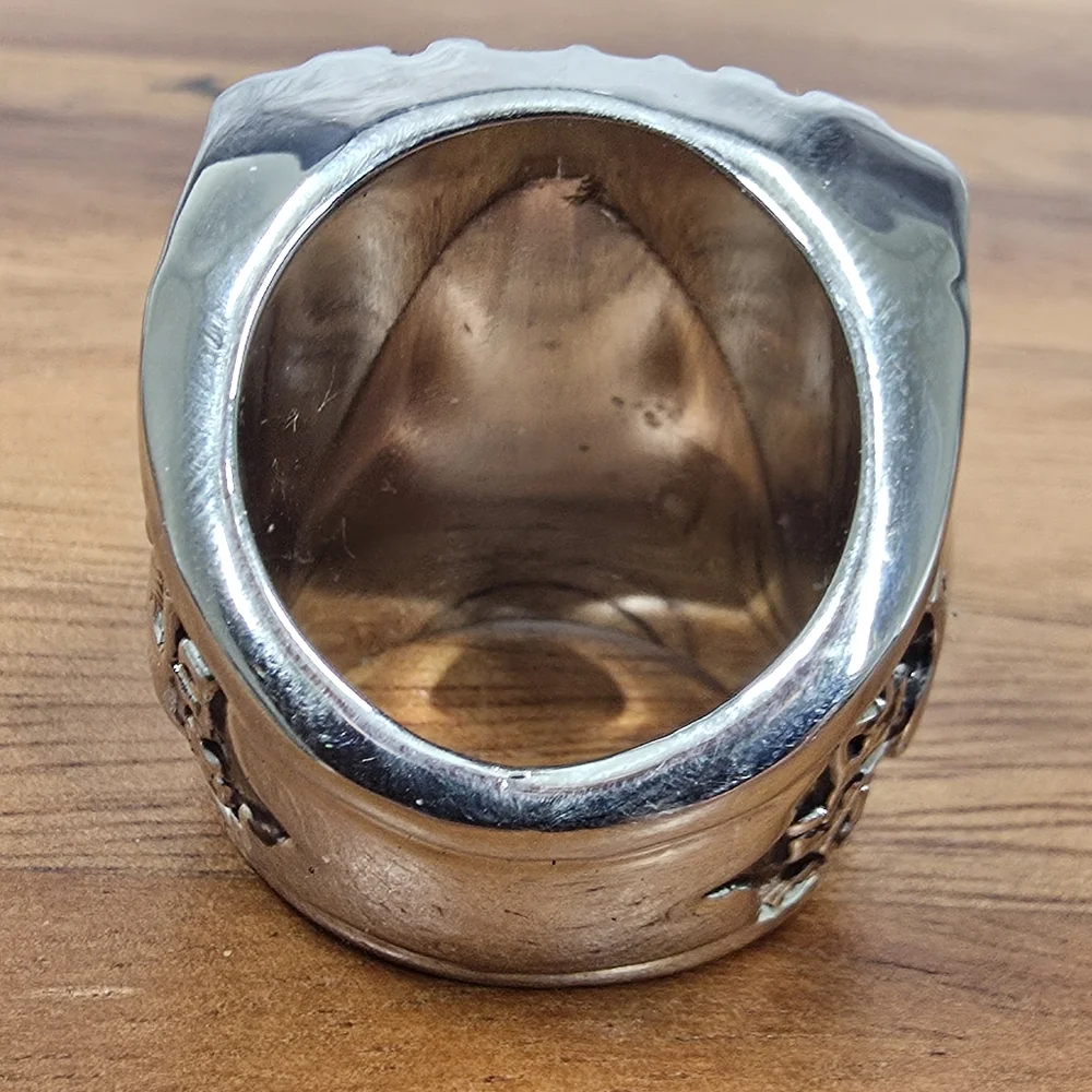 Dallas Cowboys Championship‎ Ring 1977 Size 8 Silver Fan Edition